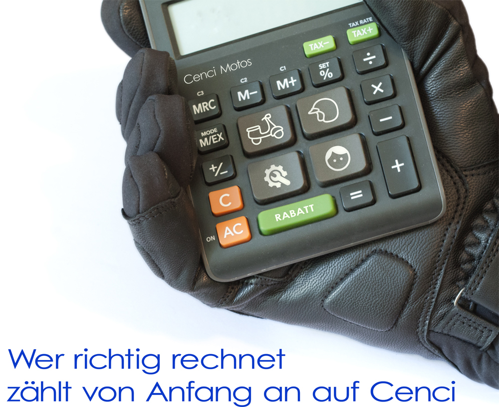 wer richtig rechnet zählt von Anfang an auf Cenci